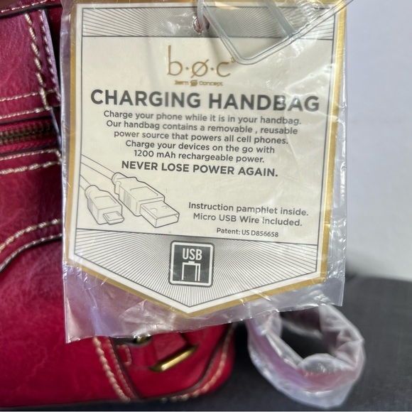 boc Red Crossbody Bag - Picture 7 of 12